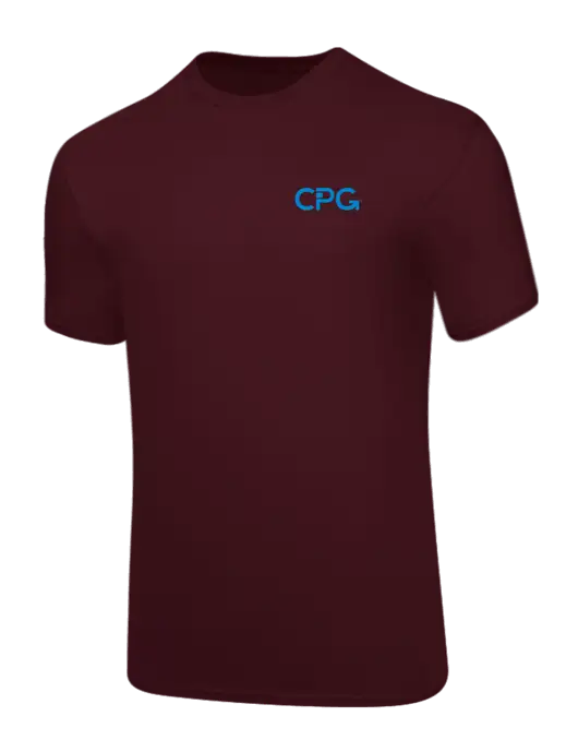 Core Blend Maroon T-Shirt w/CPG Logo