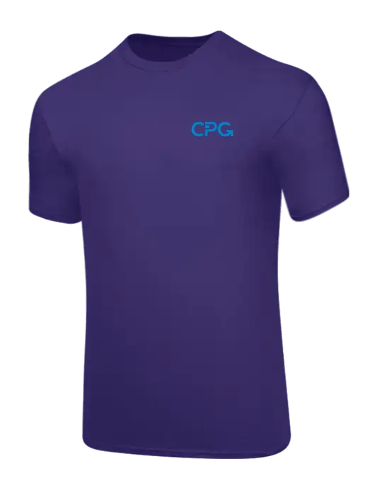 Core Blend Purple T-Shirt w/CPG Logo