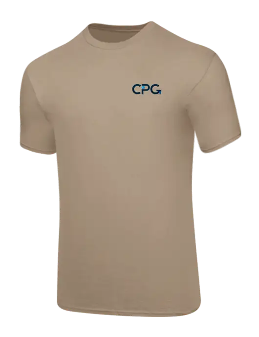 Core Blend Dark Tan T-Shirt w/CPG Logo