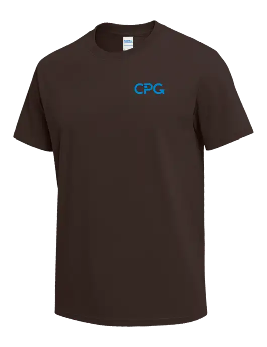 Brown Heavyweight 6.1 oz T-Shirt w/CPG Logo