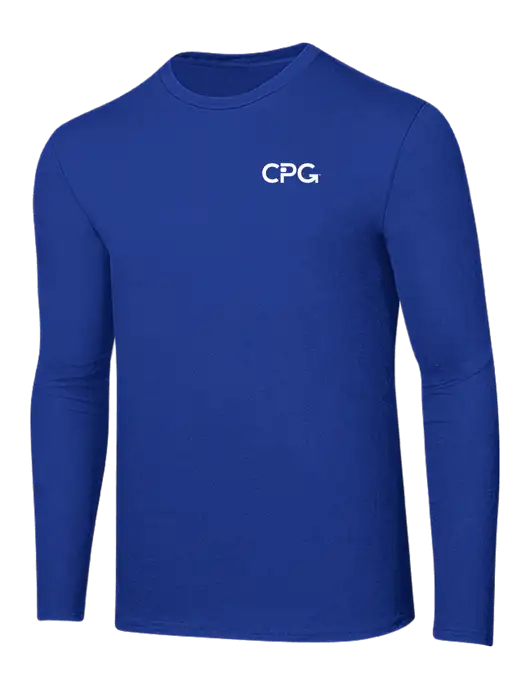 Ring Spun True Royal 4.5 oz Long Sleeve T-Shirt w/CPG Logo
