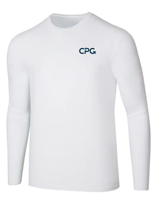 Seriously Soft White Long Sleeve T-Shirt w/CPG Logo