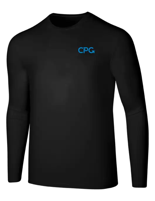 Seriously Soft Black Long Sleeve T-Shirt w/CPG Logo