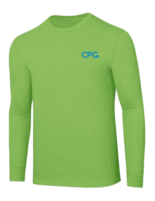 Core Blend Light Green Long Sleeve Tee w/CPG Logo