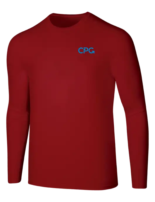 Seriously Soft Red Long Sleeve T-Shirt w/CPG Logo
