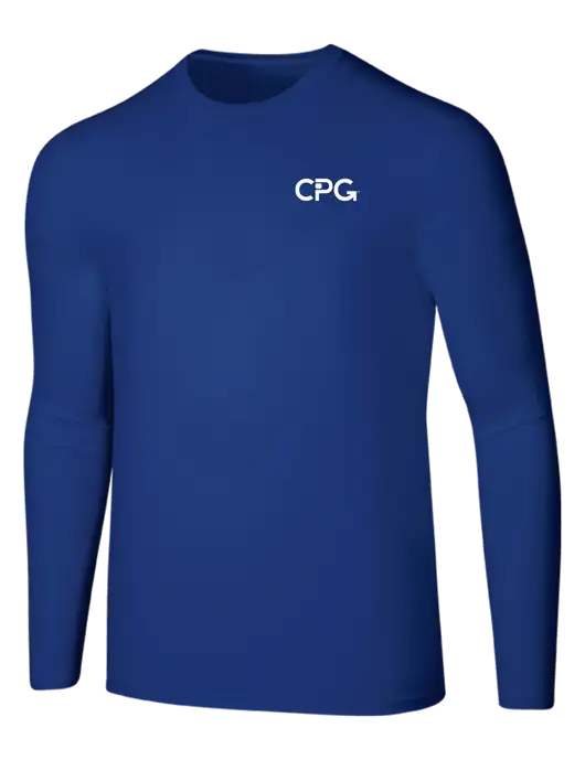 Seriously Soft Dark Royal Long Sleeve T-Shirt w/CPG Logo