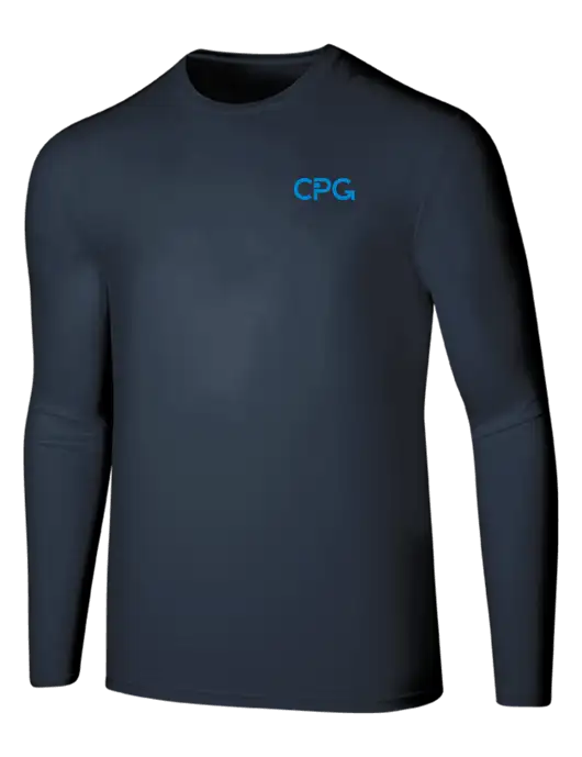 Seriously Soft Navy Long Sleeve T-Shirt w/CPG Logo