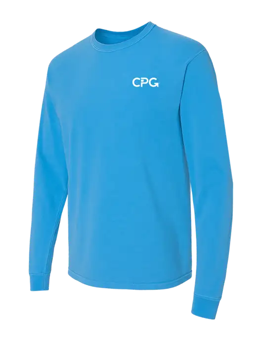 Comfort Colors Garment-Dyed Royal  Heavyweight Long Sleeve T-Shirt w/CPG Logo