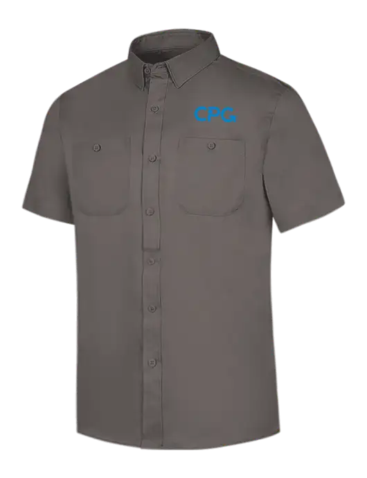 Red Kap Medium Grey Short Sleeve Work Shirt w/CPG Logo