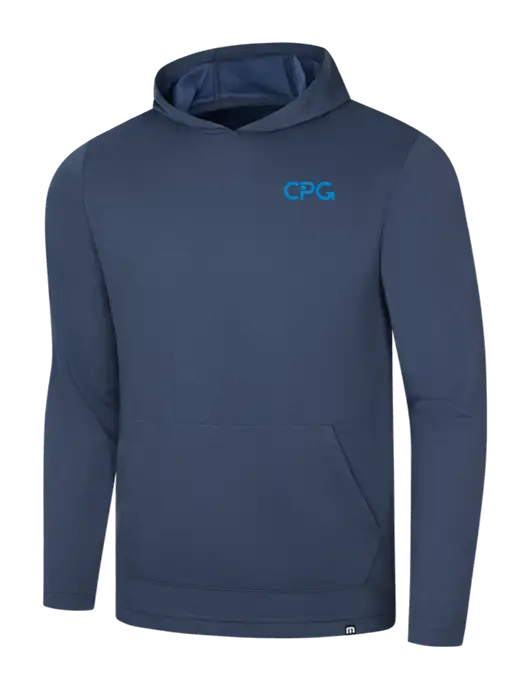 TravisMathew Navy Coveside Hoodie w/CPG Logo