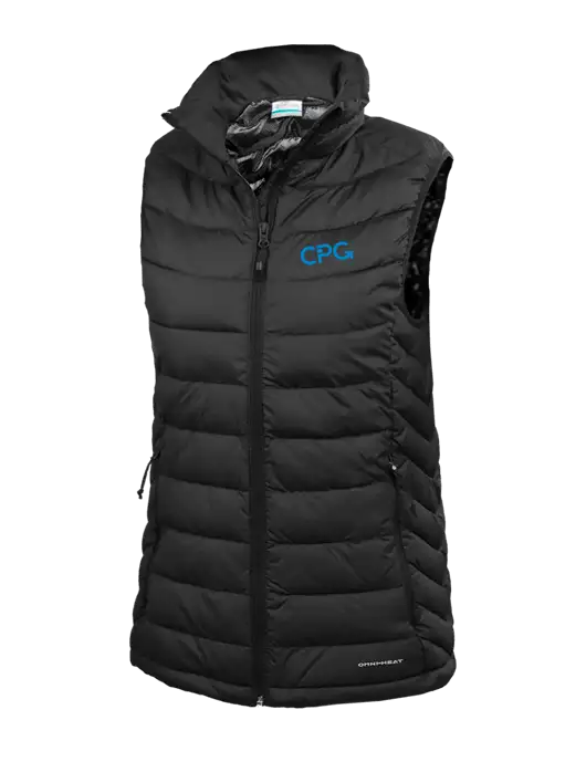 Columbia Womens Black Powder Lite Vest w/CPG Logo