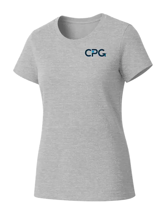 Womens Seriously Soft Light Heathered Grey T-Shirt w/CPG Logo