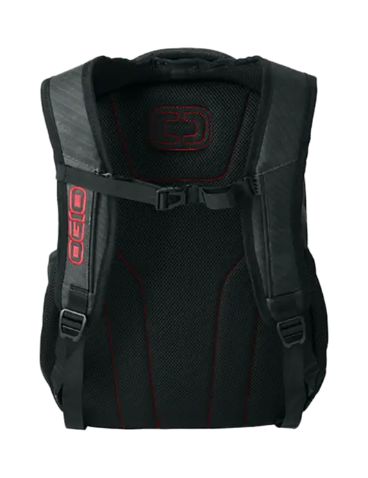 OGIO Dark Grey/Red Excelsior Laptop Backpack w/CPG Logo