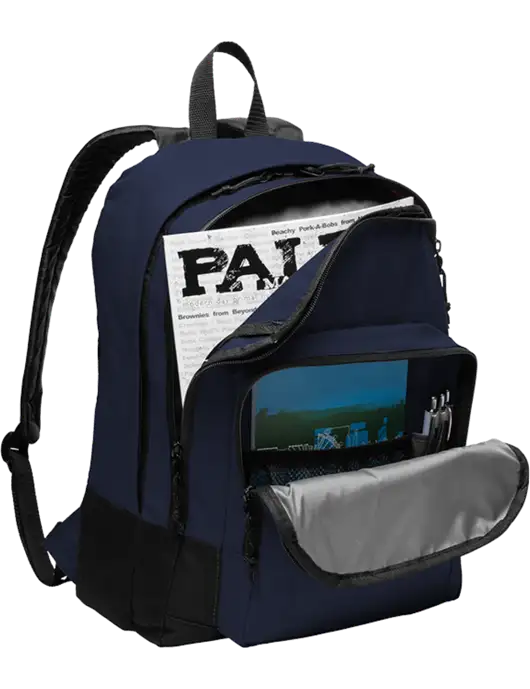 Navy Essential Backpack w/CPG Logo